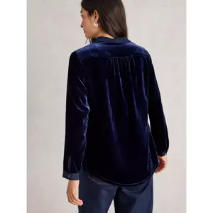 White Stuff Sophie Velvet Shirt